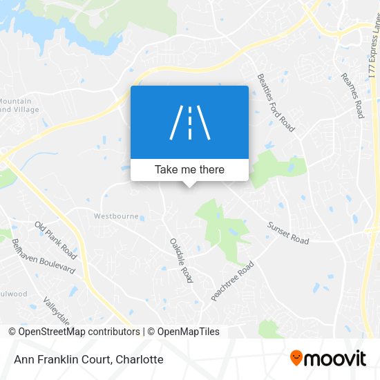 Ann Franklin Court map