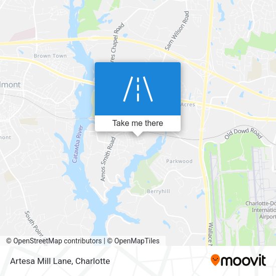 Mapa de Artesa Mill Lane