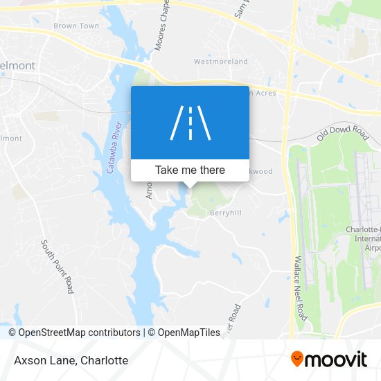 Mapa de Axson Lane