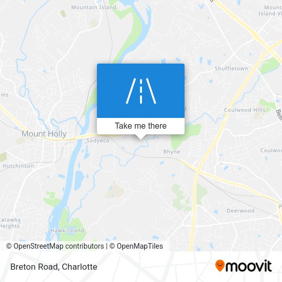 Mapa de Breton Road