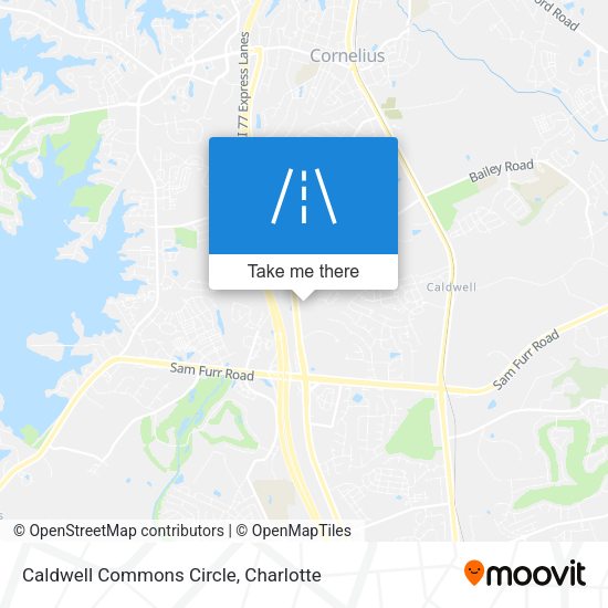 Caldwell Commons Circle map
