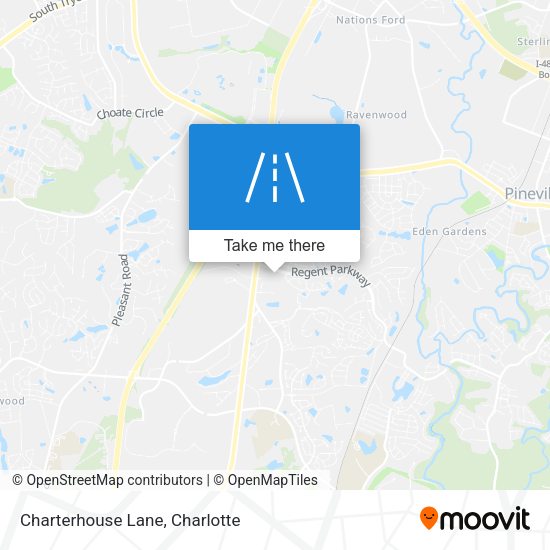 Charterhouse Lane map