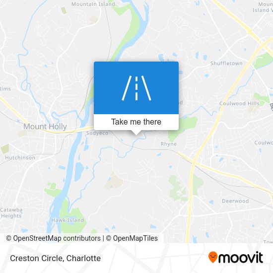 Mapa de Creston Circle