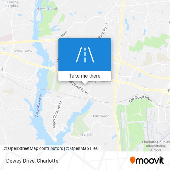 Dewey Drive map