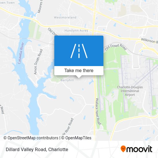 Dillard Valley Road map