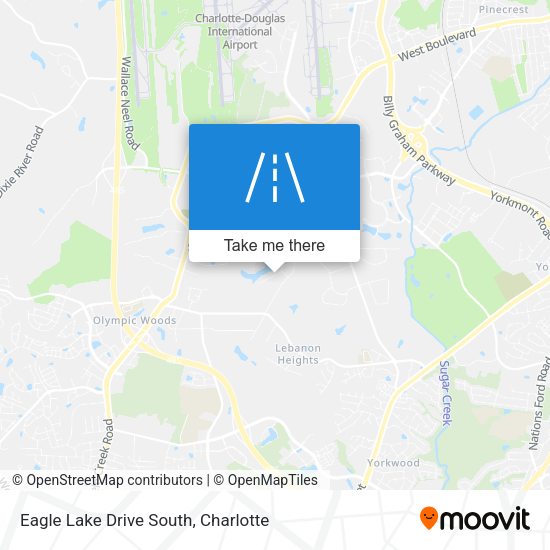 Eagle Lake Drive South map