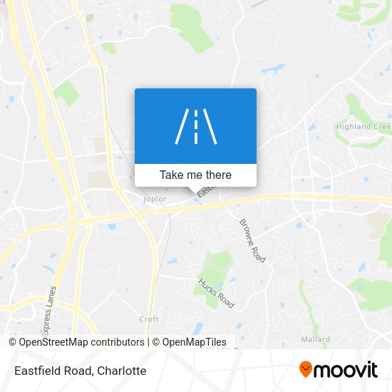 Mapa de Eastfield Road
