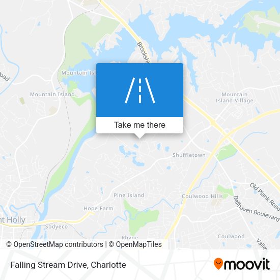 Mapa de Falling Stream Drive