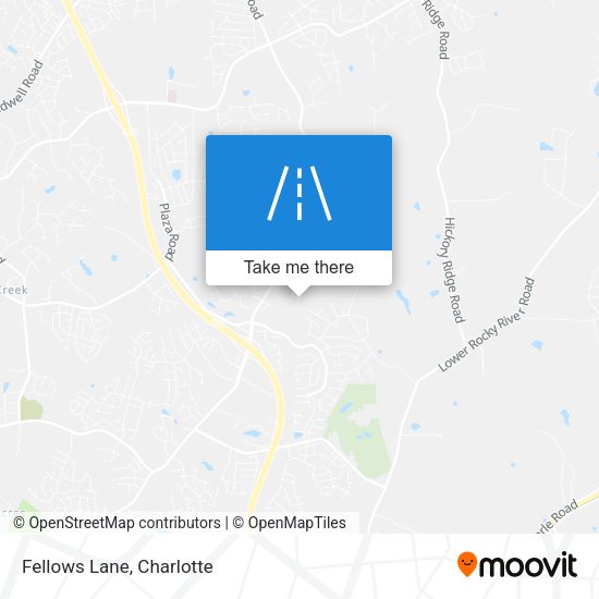 Mapa de Fellows Lane