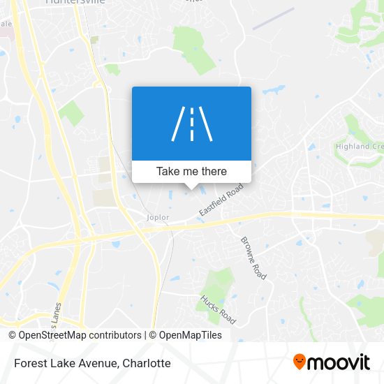 Forest Lake Avenue map