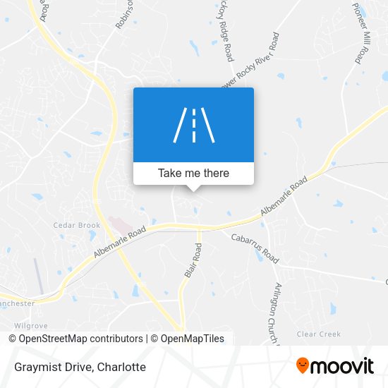 Mapa de Graymist Drive