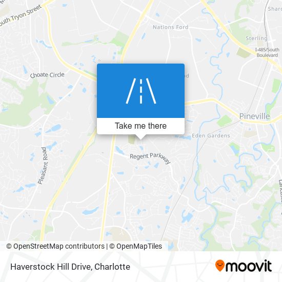 Haverstock Hill Drive map