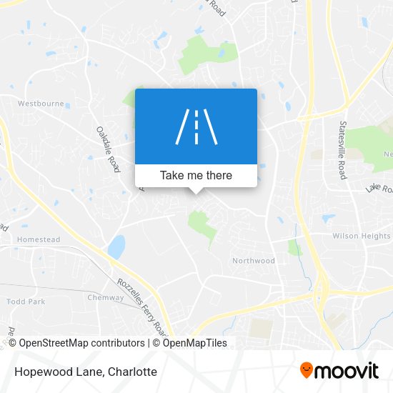 Mapa de Hopewood Lane