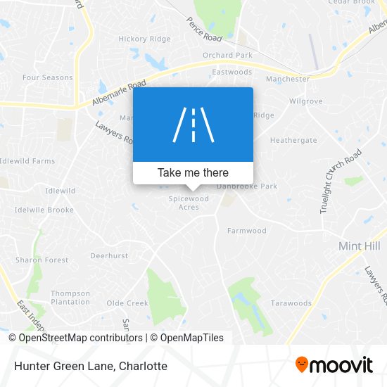 Mapa de Hunter Green Lane