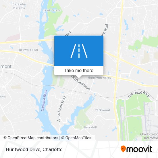 Huntwood Drive map