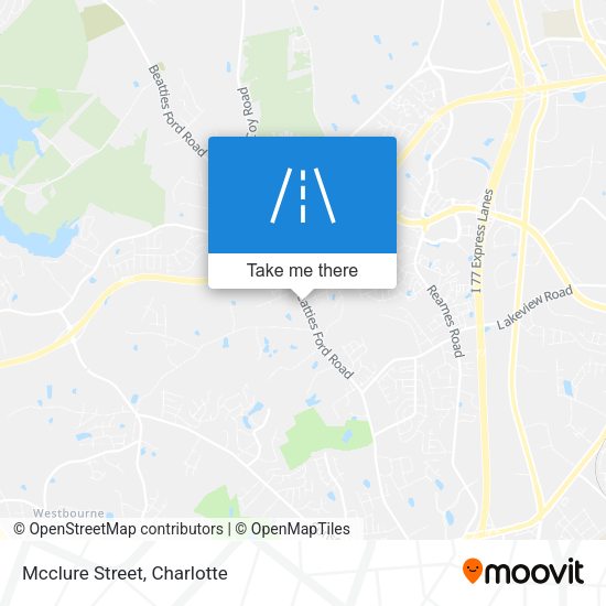 Mapa de Mcclure Street