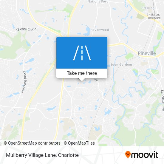Mullberry Village Lane map