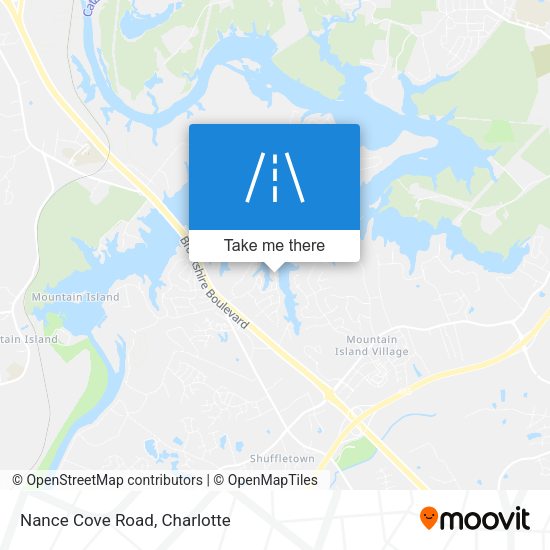 Mapa de Nance Cove Road