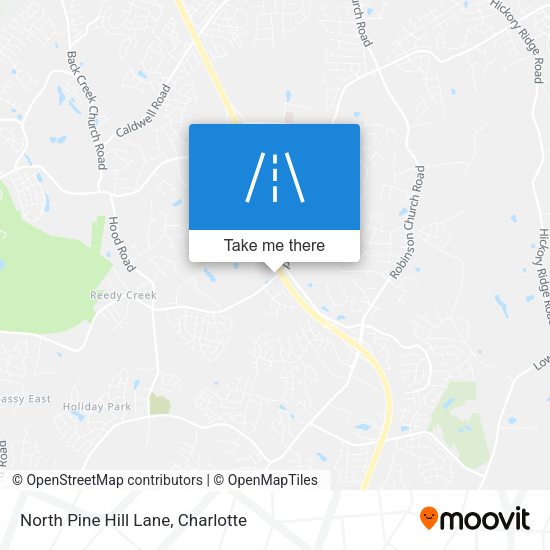 North Pine Hill Lane map