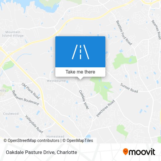 Mapa de Oakdale Pasture Drive