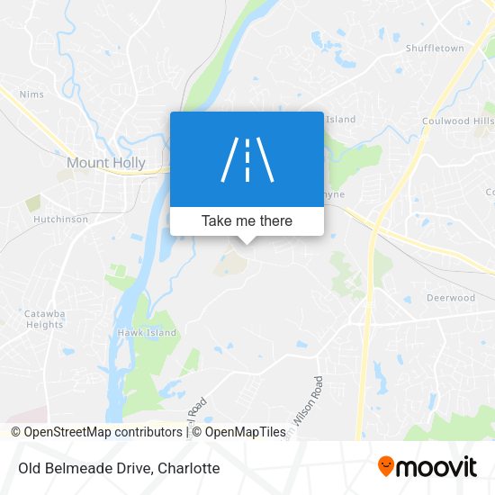 Mapa de Old Belmeade Drive