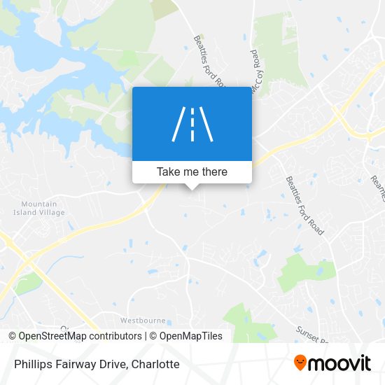 Phillips Fairway Drive map