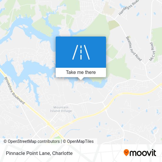 Mapa de Pinnacle Point Lane