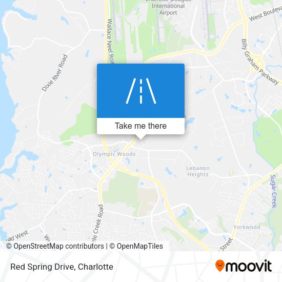 Mapa de Red Spring Drive