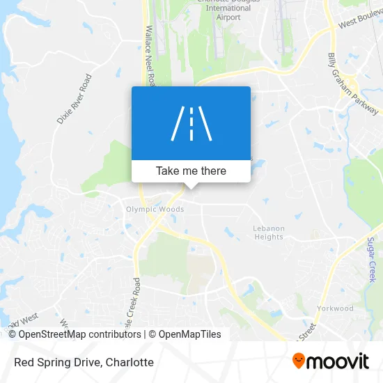 Red Spring Drive map