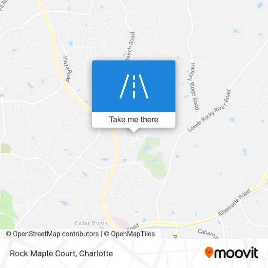 Rock Maple Court map