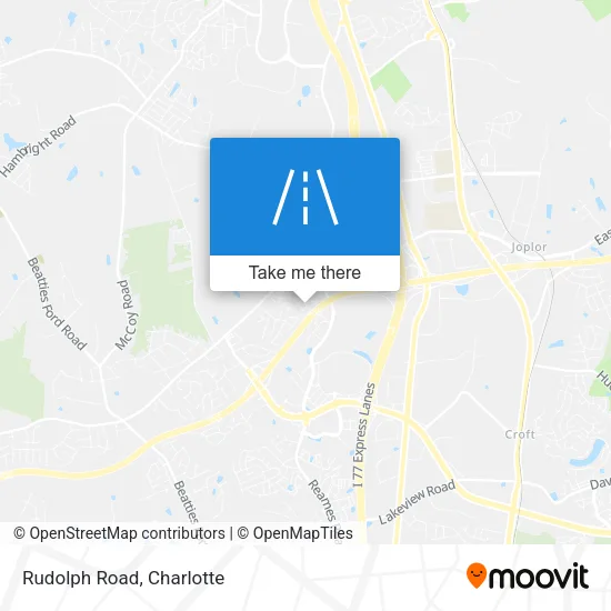 Rudolph Road map