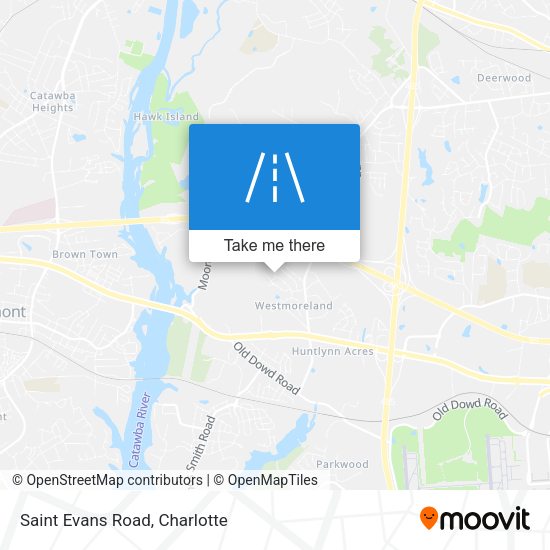 Mapa de Saint Evans Road