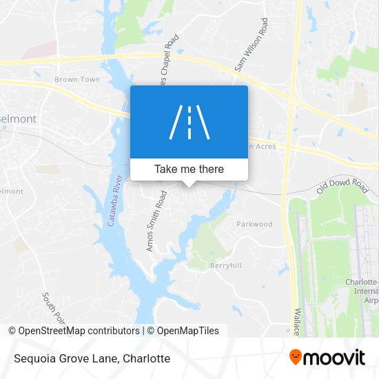 Sequoia Grove Lane map