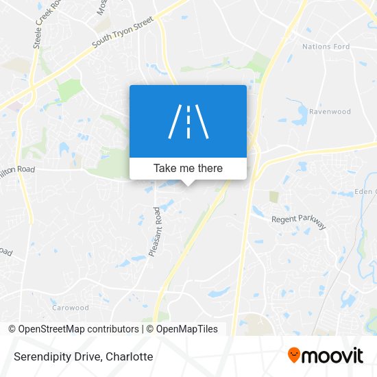 Serendipity Drive map