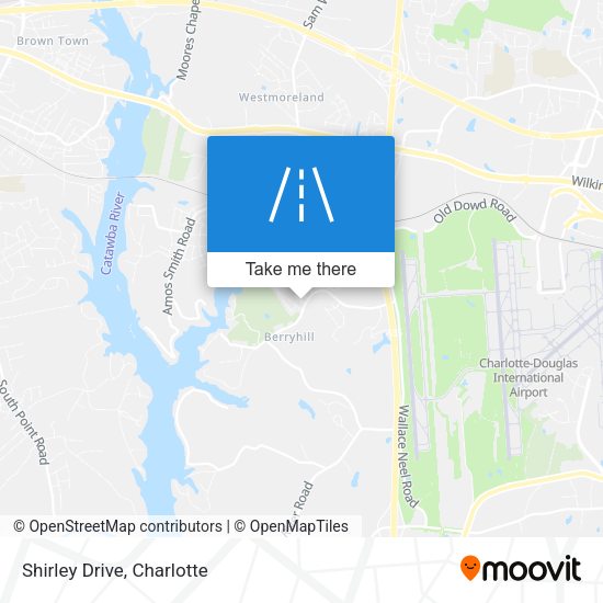 Shirley Drive map