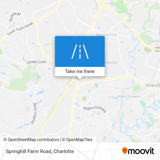Springhill Farm Road map