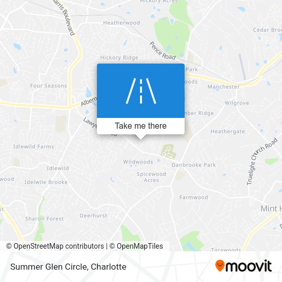 Summer Glen Circle map