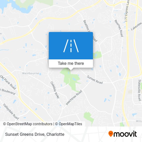 Sunset Greens Drive map