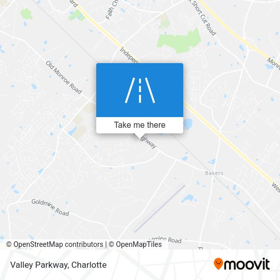 Mapa de Valley Parkway