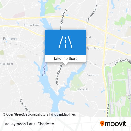 Mapa de Valleymoon Lane