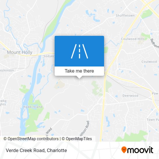 Mapa de Verde Creek Road