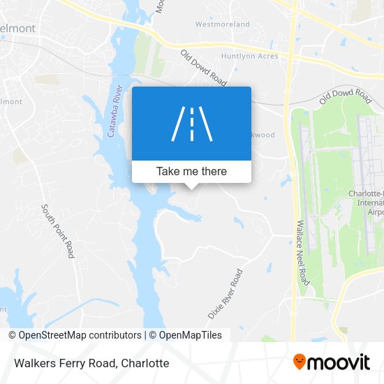 Mapa de Walkers Ferry Road