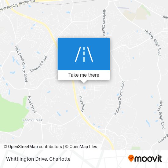 Mapa de Whittlington Drive