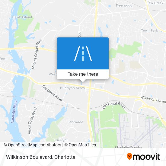 Mapa de Wilkinson Boulevard
