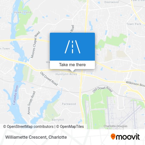 Williamette Crescent map