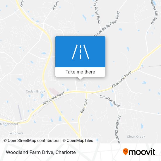 Mapa de Woodland Farm Drive