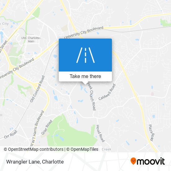 Mapa de Wrangler Lane