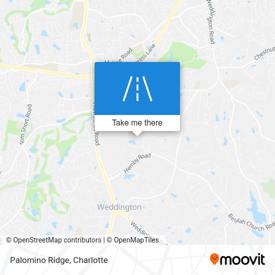 Mapa de Palomino Ridge