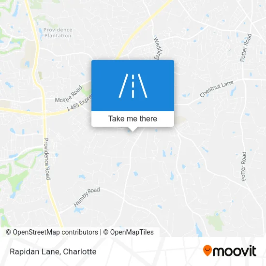 Rapidan Lane map
