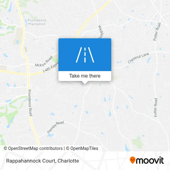 Rappahannock Court map